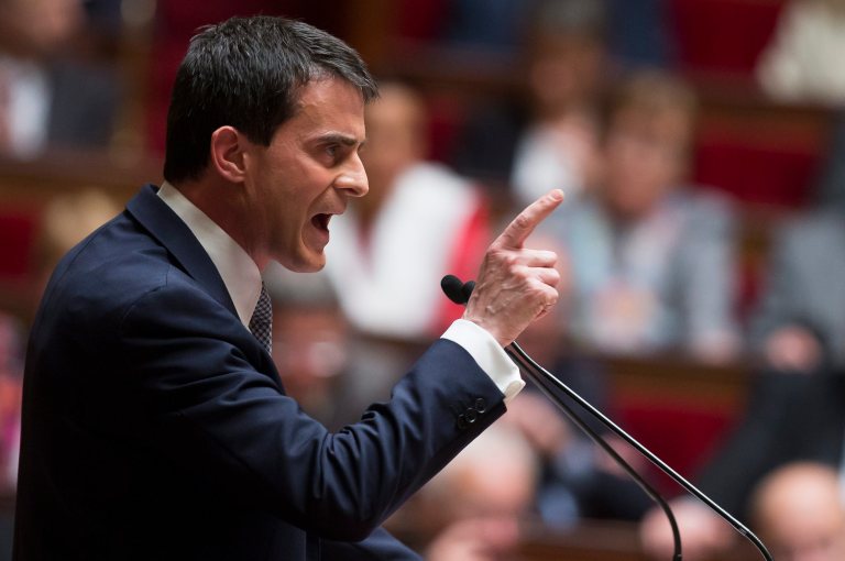 Prime Minister Valls political speech in Parliament